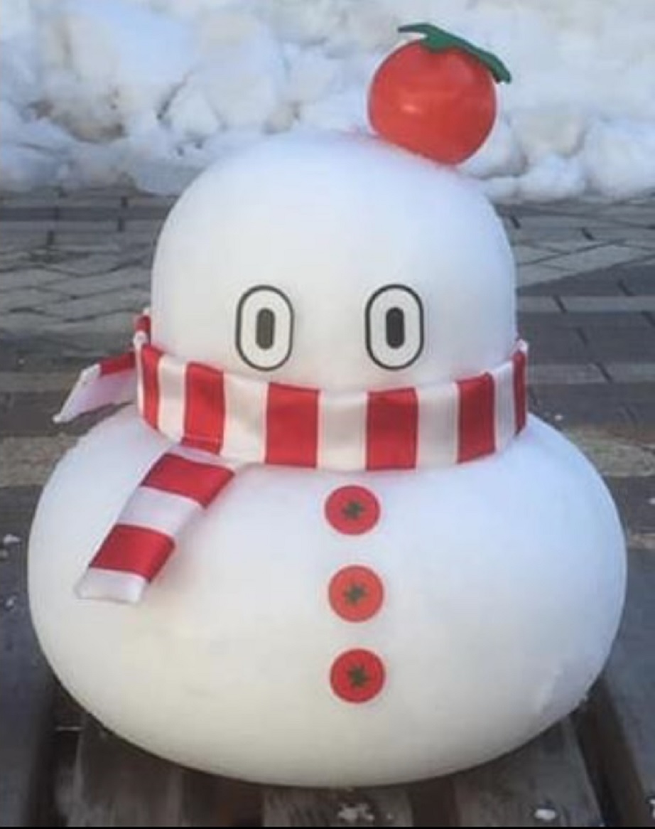 雪だるまの妖精「おおくらくん」雪型