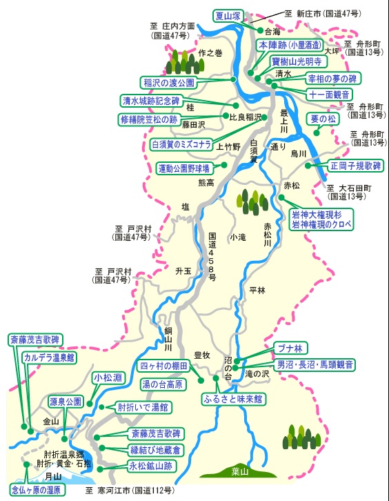 村内観光マップ